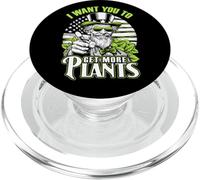 Giardiniere 4 luglio Divertente Zio Sam Garden Ottieni più piante PopSockets PopGrip per MagSafe
