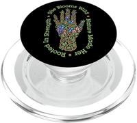 Giardiniere amante delle piante Lei Fiorisce Mano di piante da giardinaggio selvatiche PopSockets PopGrip per MagSafe