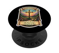 Giardiniere cristiano Il giardinaggio è il mio ministero Dio Gesù Cristo PopSockets PopGrip Adesivo