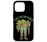Giardiniere divertente gioco di parole con piante floreali Basta bagnare le mie piante giardinaggio Custodia per iPhone 16 Pro