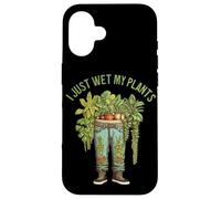 Giardiniere divertente gioco di parole con piante floreali Basta bagnare le mie piante giardinaggio Custodia per iPhone 16