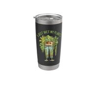 Giardiniere I Just Wet My Plants Divertente gioco di parole con piante floreali Giardino Bicchiere termico in acciaio inox doppia parete