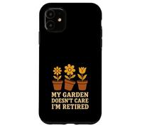 Giardiniere in pensione ancora piantare divertente nonna nonno verde Custodia per iPhone 11