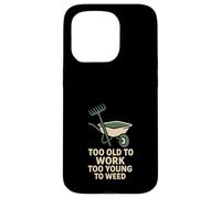 Giardiniere in pensione ancora piantare divertente nonna nonno verde Custodia per iPhone 15 Pro