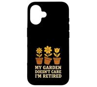 Giardiniere in pensione ancora piantare divertente nonna nonno verde Custodia per iPhone 16
