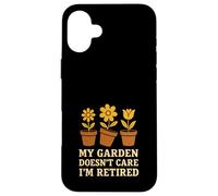 Giardiniere in pensione ancora piantare divertente nonna nonno verde Custodia per iPhone 16 Plus