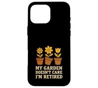 Giardiniere in pensione ancora piantare divertente nonna nonno verde Custodia per iPhone 16 Pro Max