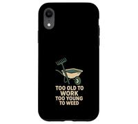 Giardiniere in pensione ancora piantare divertente nonna nonno verde Custodia per iPhone XR