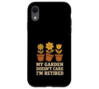 Giardiniere in pensione ancora piantare divertente nonna nonno verde Custodia per iPhone XR