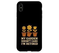 Giardiniere in pensione ancora piantare divertente nonna nonno verde Custodia per iPhone XS Max