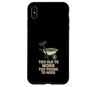 Giardiniere in pensione ancora piantare divertente nonna nonno verde Custodia per iPhone XS Max