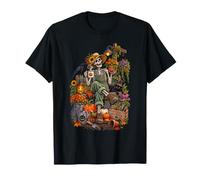 Giardiniere Scheletro Appena piantato Halloween Maglietta