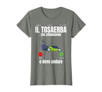 Giardiniere Tagliaerba Giardinaggio Tosaerba Divertente Maglietta