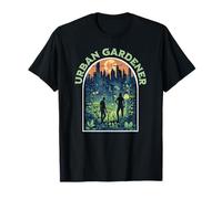 Giardiniere urbano Giardinaggio cittadino Amanti delle piante agricole sul tetto Maglietta