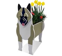 Giardino Akita Americano Fioriere, Fioriera per Cani Vasi per Piante, per Cani da Compagnia Carino per Decorazioni da Giardinaggio per Interni Ed Esterni