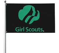 Giardino Bandiera 90x150cm, Girl Scouts Flag Of The Usa Bandiera Militare Rinforzata Striscione All'Aperto, Per Feste Strada, Giardino, Balcone