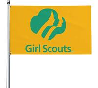 Giardino Bandiera 90x150cm, Girl Scouts Flag Of The Usa Bandiera Pirata Resistente Alle Intemperie Striscione All'Aperto, Per Feste Estive, Celebrazioni, Eventi
