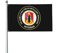 Giardino Bandiera 90x150cm, Us Army 214Th Field Artillery Brigade Bandiera Pirata Rinforzata Striscione All'Aperto, Per All'Aperto Al Coperto, Feste Strada, Celebrazioni