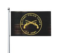 Giardino Bandiera 90x150cm, Us Army Military Police Corps Stagione Bandiera Rinforzata Striscione All'Aperto, Per Feste Estive, Eventi, Feste Strada