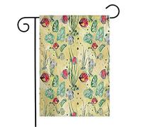 Giardino Bandiera Blue Algae Watercolor Pattern Colorful Fish Seaweed Abstract Red Beautiful Beauty Color Flower Prova Di Sbiadimento Stagione Bandiera, Per Giardino, Eventi, 30x45cm