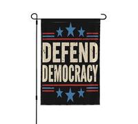 Giardino Bandiera Defend The Constitution Flag Pro Democracy Us Patriot Di Benvenuto Resistente Alle Intemperie Striscione All'Aperto, Per Feste Estive, Celebrazioni, Eventi, 30x45cm