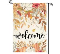 Giardino Bandiera Fall Flowers Stagione Bandiera Decorazione Striscione All'Aperto, Per Balcone, Feste Estive, Feste Strada, 30x45cm
