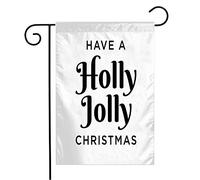 Giardino Bandiera Have Banner Greetings Holly Poster Colorful Jolly On Christmas Text Holidays Modern Colori Vivaci Bandiera In Poliestere, Per Balcone, Feste Estive, 30x45cm
