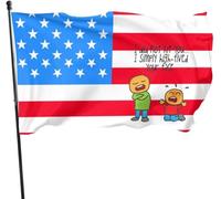 Giardino Bandiera I Did Not Hit You I High Fived Your Face Stagione Bandiera Prova Di Sbiadimento Tessuto Da Esterno Striscione All'Aperto, Per Giardino, Feste Strada, Feste Estive, 90x150cm