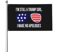 Giardino Bandiera I'M Still A Trump Girl, I Make No Apologies Bandiera Militare 2 Occhielli Metallici Resistente Alle Intemperie Striscione All'Aperto, Per Balcone, Eventi, Giardino, 90x150cm