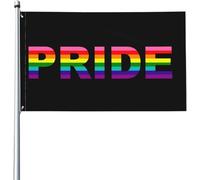 Giardino Bandiera Original Rainbow Pride Flag Bandiera Di Benvenuto Decorazione Colori Vivaci Striscione All'Aperto, Per Feste Estive, Feste Strada, Eventi, 90x150cm