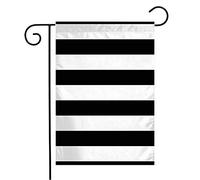 Giardino Bandiera Striped Pattern Paper Horizontal Line Template Geometric Black Old Vintage Abstract Strip Prova Di Sbiadimento Striscione All'Aperto, Per Eventi, Feste Estive, 30x45cm