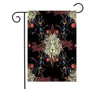 Giardino Bandiera Symbol Old Divination Pisces Medieval Idea Pattern Mystical Lion Carp Atlas Animals Wildlife Star Decorazione Striscione All'Aperto, Per Giardino, Eventi, 30x45cm