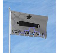 Giardino Bandiera Texas Flag Come And Take It Stagione Bandiera Decorazione Colori Vivaci Striscione All'Aperto, Per Feste Estive, Eventi, Celebrazioni, 90x150cm