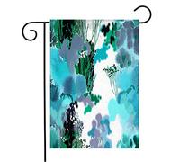 Giardino Bandiera White Hand Painting Paper Autumn Grass For Watercolor Colorful Graphic Resistente Alle Intemperie Stagione Bandiera, Per Giardino, Balcone, 30x45cm
