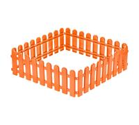 Giardino Bordo Confine 19,7x6,3" Plastica,Arancio 5pz