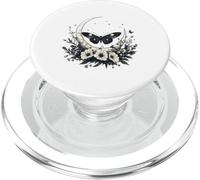 Giardino botanico della luna crescente della falena mistica PopSockets PopGrip per MagSafe