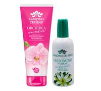 Giardino Dei Sensi Gelsomino Sambac Inebriante - Profumo Donna Spray 100 ml + Doccia Schiuma 100 ml In Omaggio - Fragranza delicata, set completo per un rituale di bellezza (Gelsomino 1)