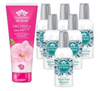 Giardino Dei Sensi Narciso Segreto - Profumo Donna Spray 100 ml + Doccia Schiuma 100 ml In Omaggio - Fragranza delicata, set completo per un rituale di bellezza (6 Unità)