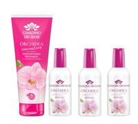 Giardino Dei Sensi Orchidea Romantica - Profumo Spray 100 ml + Doccia Schiuma 100 ml In Omaggio - Fragranza delicata, set completo per un rituale di bellezza (3 Unità)