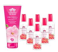 Giardino Dei Sensi Peonia Sublime - Profumo Donna Spray 100 ml + Doccia Schiuma 100 ml In Omaggio - Fragranza delicata, set completo per un rituale di bellezza (6 Unità)