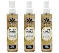 Giardino Dei Sensi Sugar Delight - Acqua Corpo Illuminante Profumata Shimmer Spray 150 ml, Dolce Vaniglia & Zucchero - Effetto Brillante, Estiva, Ideale per Pelle Luminosa (3)