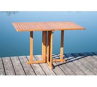 GIARDINO DEL PIACERE Balcone Tavolo Baltimora, Eucalipto FSC®, angolare