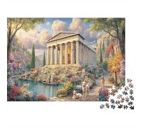 Giardino del tempio greco 38x26cm/1000pcs - Puzzle Per Adulti Giocattolo Fai-da-te