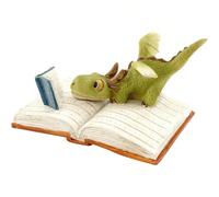 Giardino delle fate in miniatura e terrario, mini drago, statuina che legge, verde/bianco Benvenuti nel nostro negozio! Un regalo premuroso, perfetto per la casa, il giardino o i terrariQuesto prodott