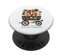 Giardino di Julia Piante da giardinaggio Fiori Julia PopSockets PopGrip Adesivo