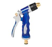Giardino ergonomico spruzzato con 5 modelli regolabili Ugello in rame ad alta pressione per la pulizia esterna domestica Irrigazione Ugello spray a pressione ergonomico con turbo