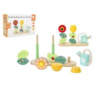 Giardino fiorito puzzle di legno per bambini