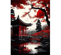 Giardino giapponese Puzzle da 1000 pezzi, Puzzle per Adulti,1000 pezzi Puzzle per Adulti, Puzzle per Gioco Familiare, Regalo Puzzle, Puzzle Intelligente