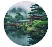 Giardino Giapponese Puzzle per Adulti Puzzle 1000 Pezzi Paesaggio Nebuloso