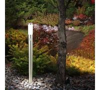 Giardino LED Acciaio Inox Lampada Supporto Illuminazione Sensore Veranda Weg Hof [EEK: F]